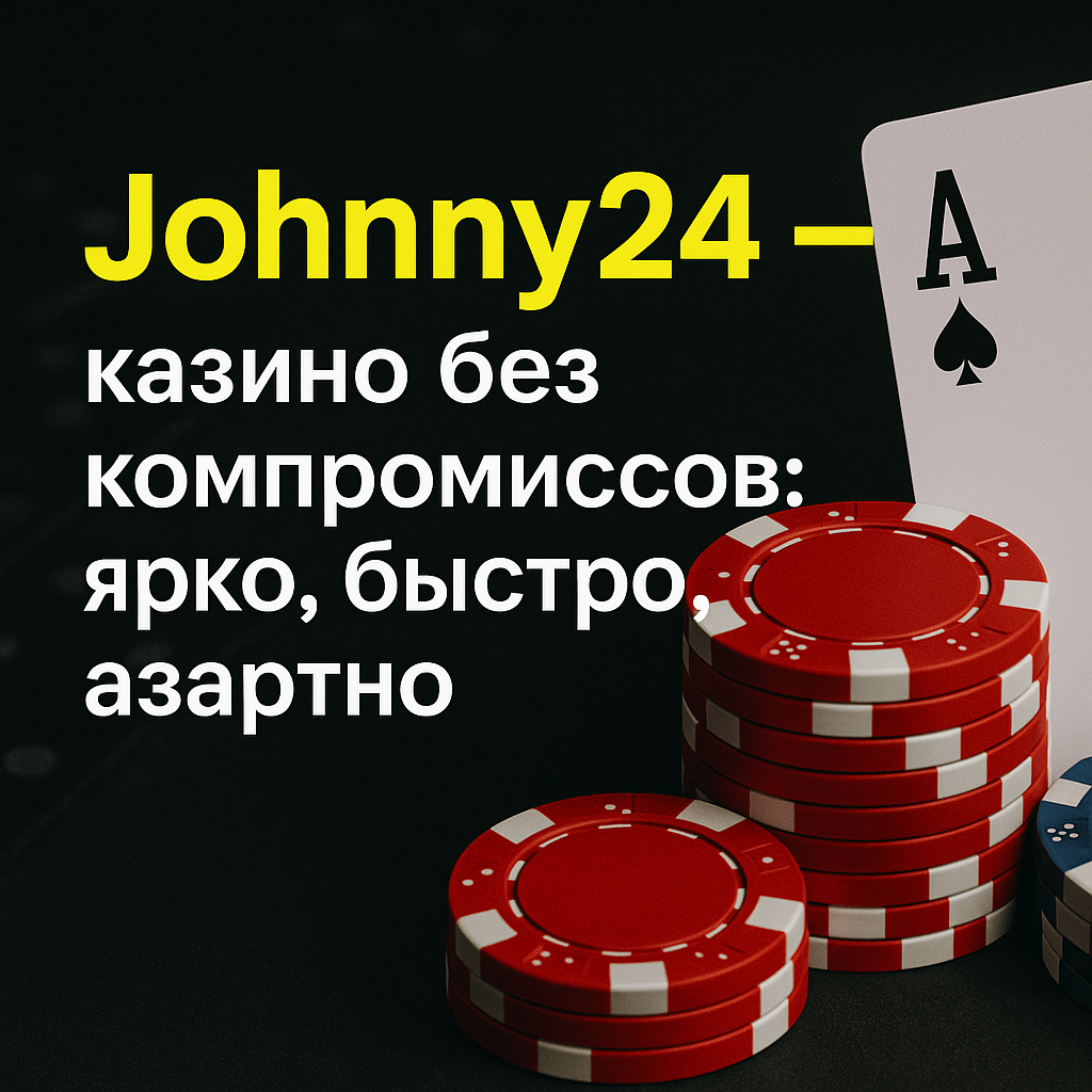 Подробнее о статье Johnny24 — казино без компромиссов: ярко, быстро, азартно